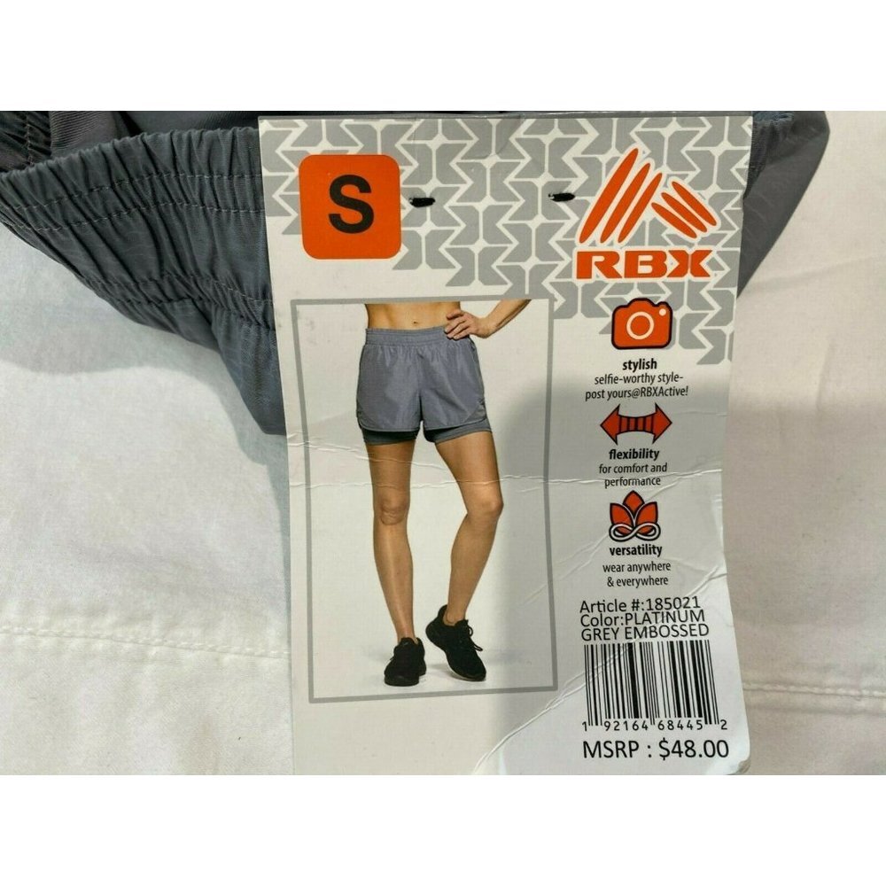 Rbx Dri Performance Stretch Running Shorts Sz S - image 5